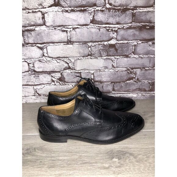 Florsheim Black Leather Wingtip Lace Up Dress Shoes Men Sz 12D US/45EU main image 15